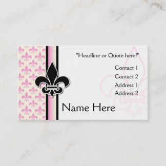 Fleur de Lis Business Card