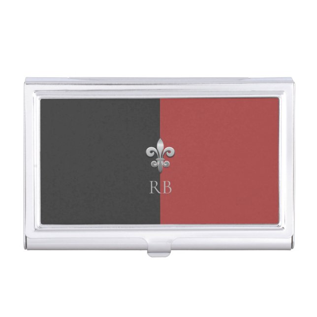 Fleur De Lis Business Card Holder (Front)