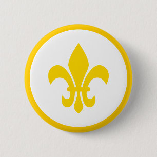 Fleur de Lis Button