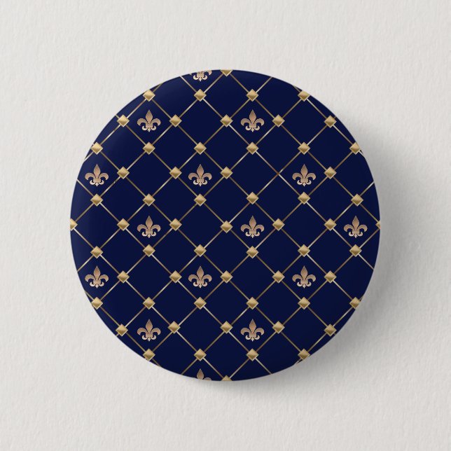 Fleur de Lis Button (Front)
