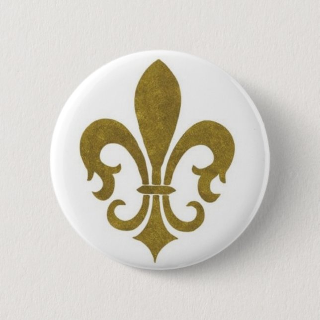 FLEUR DE LIS BUTTON (Front)