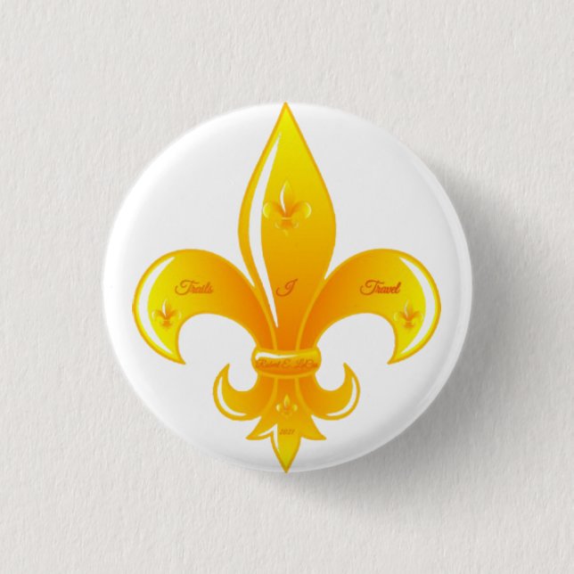 Fleur De Lis Button (Front)