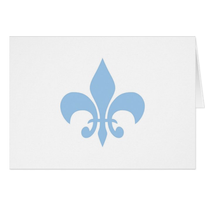 Fleur de Lis Card