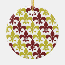 Fleur De Lis Christmas Ornaments | Zazzle - 100% Satisfaction Guaranteed