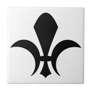 Fleur-De-Lis Ceramic Tile