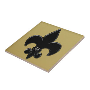 Fleur De Lis Ceramic Tile