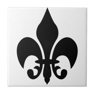 Fleur-De-Lis Ceramic Tile