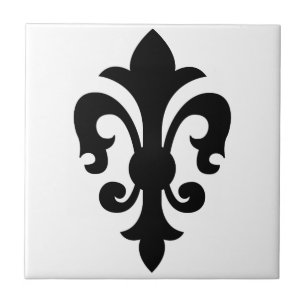 Fleur-De-Lis Ceramic Tile