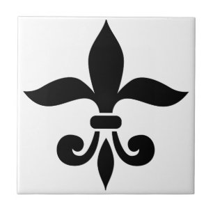 Fleur-De-Lis Ceramic Tile