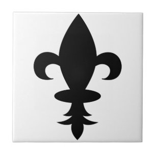 Fleur-De-Lis Ceramic Tile