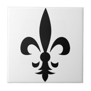 Fleur-De-Lis Ceramic Tile