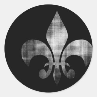 Fleur-de-lis Classic Round Sticker