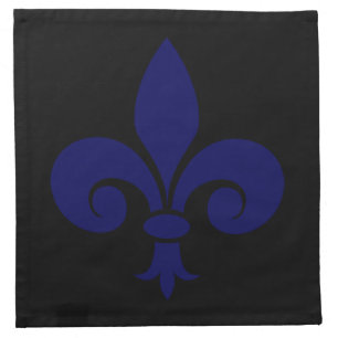 Fleur de lis cloth napkin