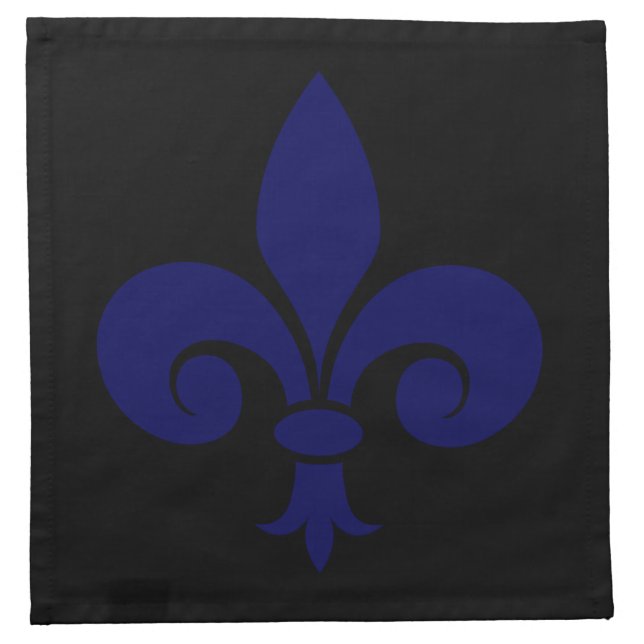 Fleur de lis cloth napkin (Front)
