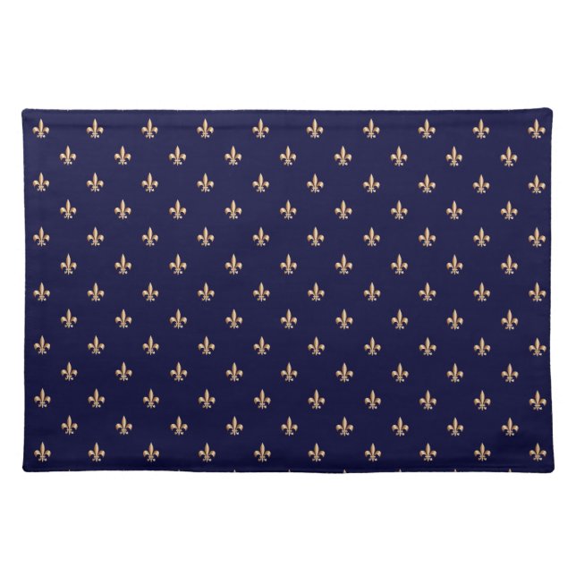 Fleur de lis cloth placemat (Front)