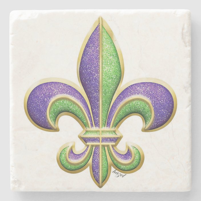 Fleur De Lis Coaster, New Orleans, Stone Coaster | Zazzle.com