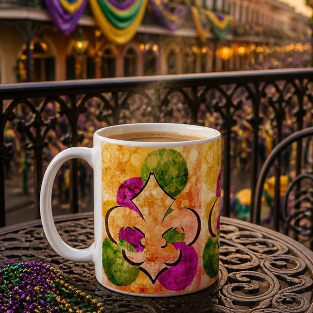 Fleur-de-Lis | Colorful Coffee Mug (Creator Uploaded)