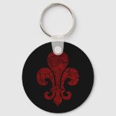 Fifth Avenue Manufacturers New Orleans Keychain Fleur-de-lis