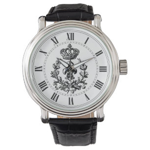 Fleur-de-lis, Crown and Wreath Watch