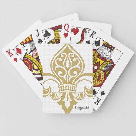 Fleur De Lis: Custom Playing Cards