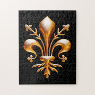 Fleur de Lis (de Lys) Jigsaw Puzzle