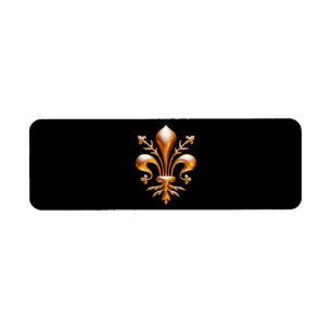 Fleur de Lis (de Lys) Label