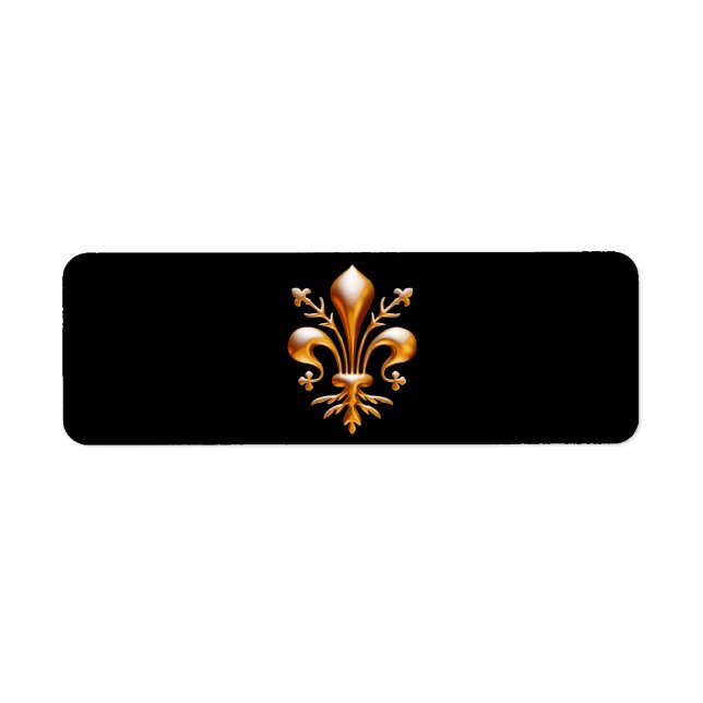 Fleur de Lis (de Lys) Label (Front)