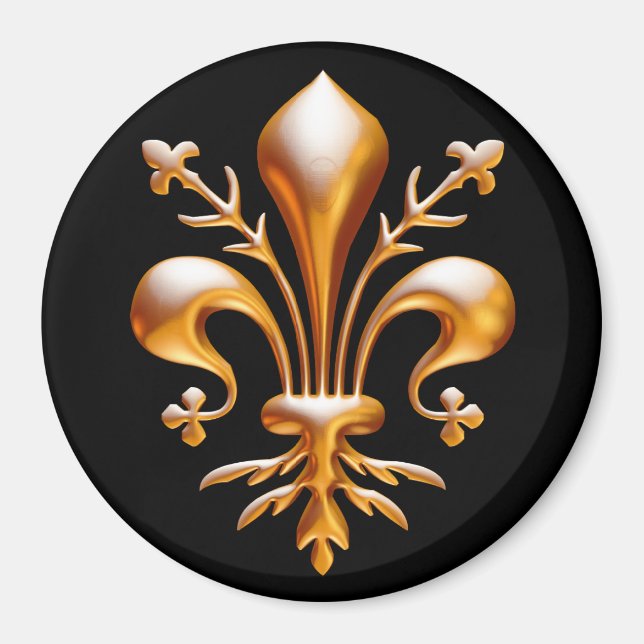 Fleur de Lis (de Lys) Magnet (Front)