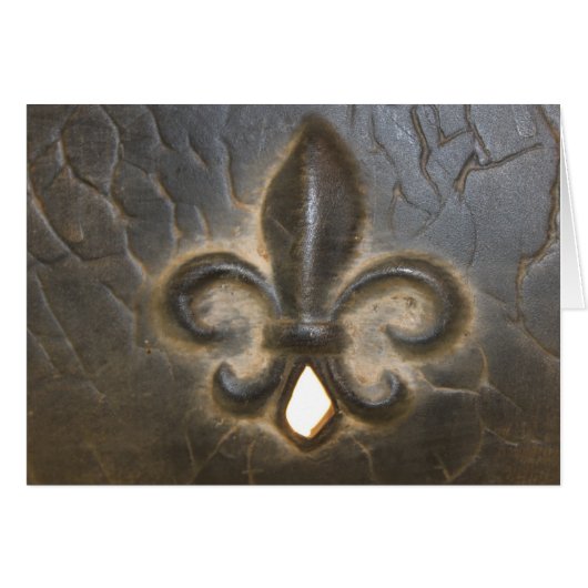 Fleur De Lis Design Cards (Front Horizontal)