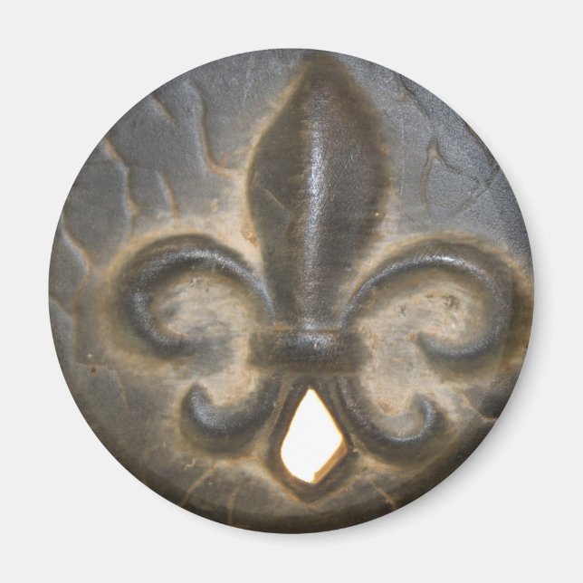 Fleur De Lis Design Magnet (Front)