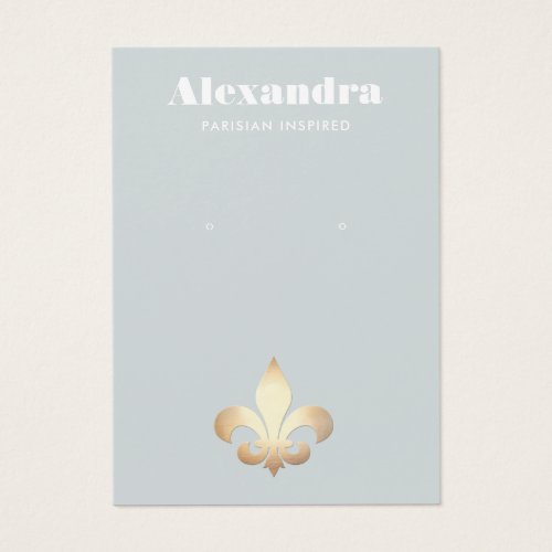 Fleur De Lis Earring Display Card