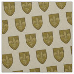 Fleur De Lis Family Crest  Fabric