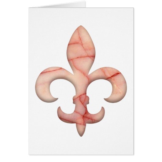 Fleur de lis Faux Stone 3 Cards (Front)