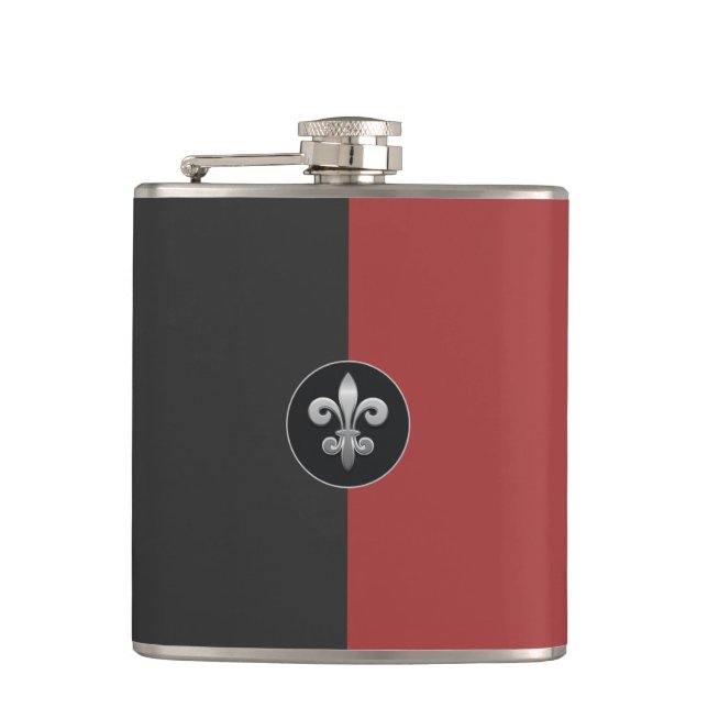 Fleur De Lis Flask (Front)