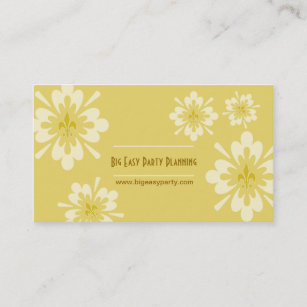Fleur de Lis Flower Business Card