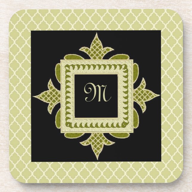 Fleur-de-lis Frame Coaster (Front)