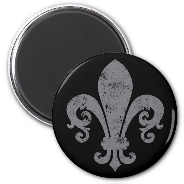 Fleur de lis Fridge Magnet