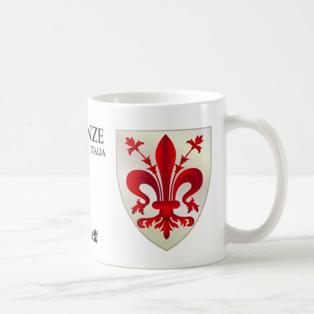 Fleur de lis from Florence, Italy | Coffee Mug (Right)