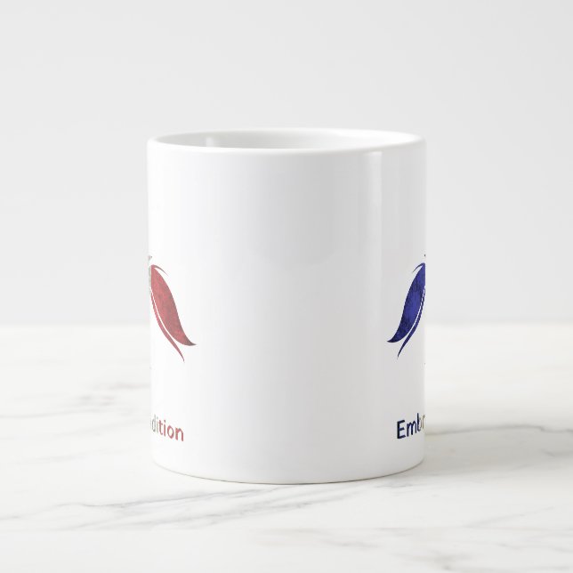  Fleur-de-Lis Giant Coffee Mug (Front)