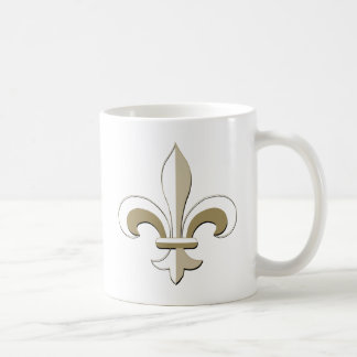 Fleur de lis - Gold Coffee Mug