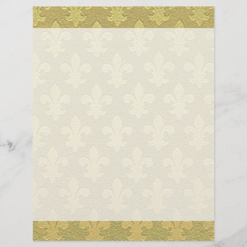 Fleur de lis golden elegant stylish