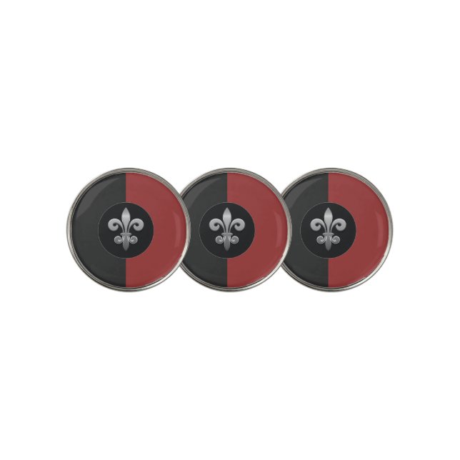 Fleur De Lis Golf Ball Marker (3 Up)