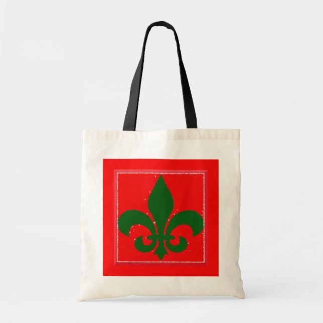 Fleur de Lis Holiday Bag (Front)