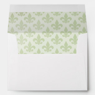 Fleur de Lis Holiday Pattern Elegant Pattern Envelope