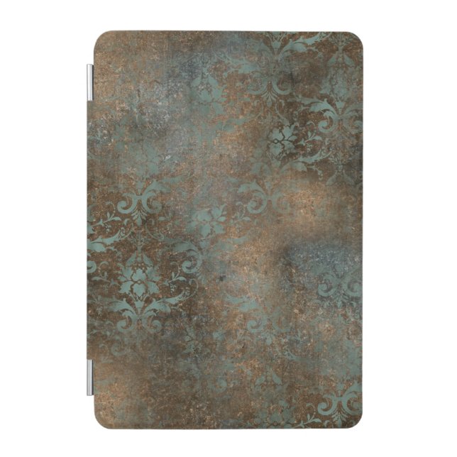 Fleur De Lis in a Rusty Background iPad Mini Cover (Front)