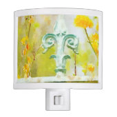 Fleur de Lis in Giverny Night Light (Front)