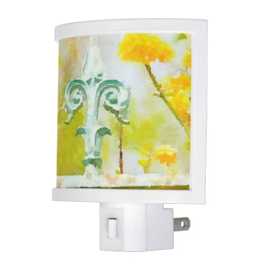Fleur de Lis in Giverny Night Light (Left)