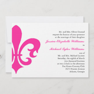 Fleur de Lis Invitation