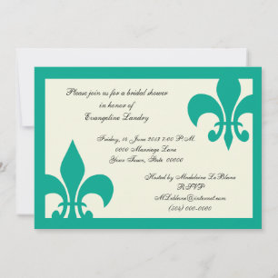 Fleur de Lis Invitations