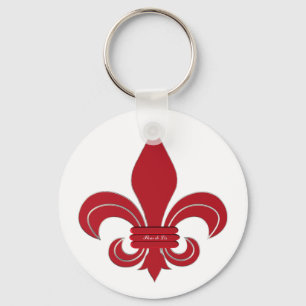 Fleur de Lis Keychain